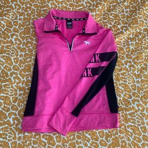 PINK Victoria’s Secret Pullover Half-Zip Jacket